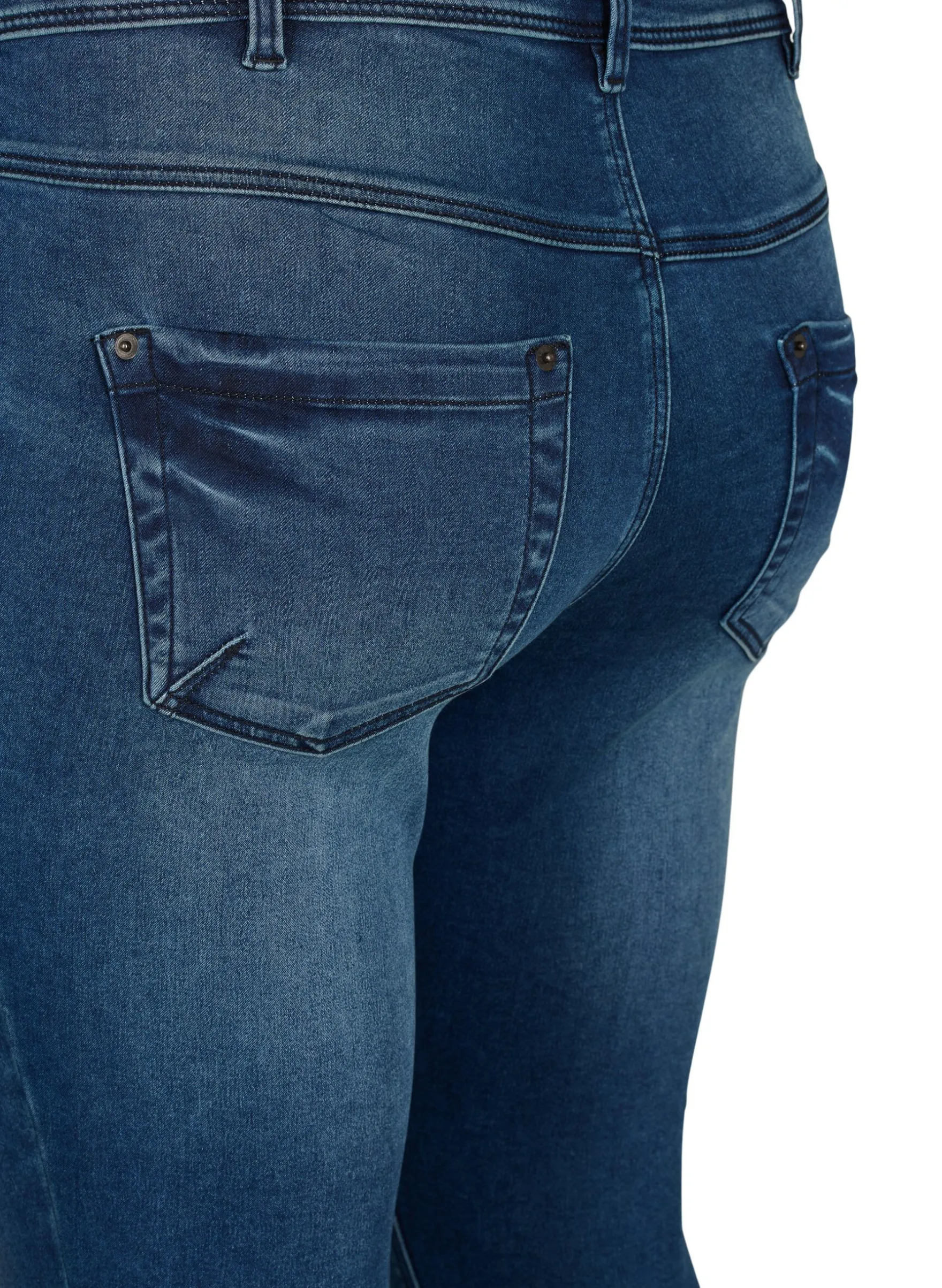 Cropped Amy Jeans mit Reißverschluss