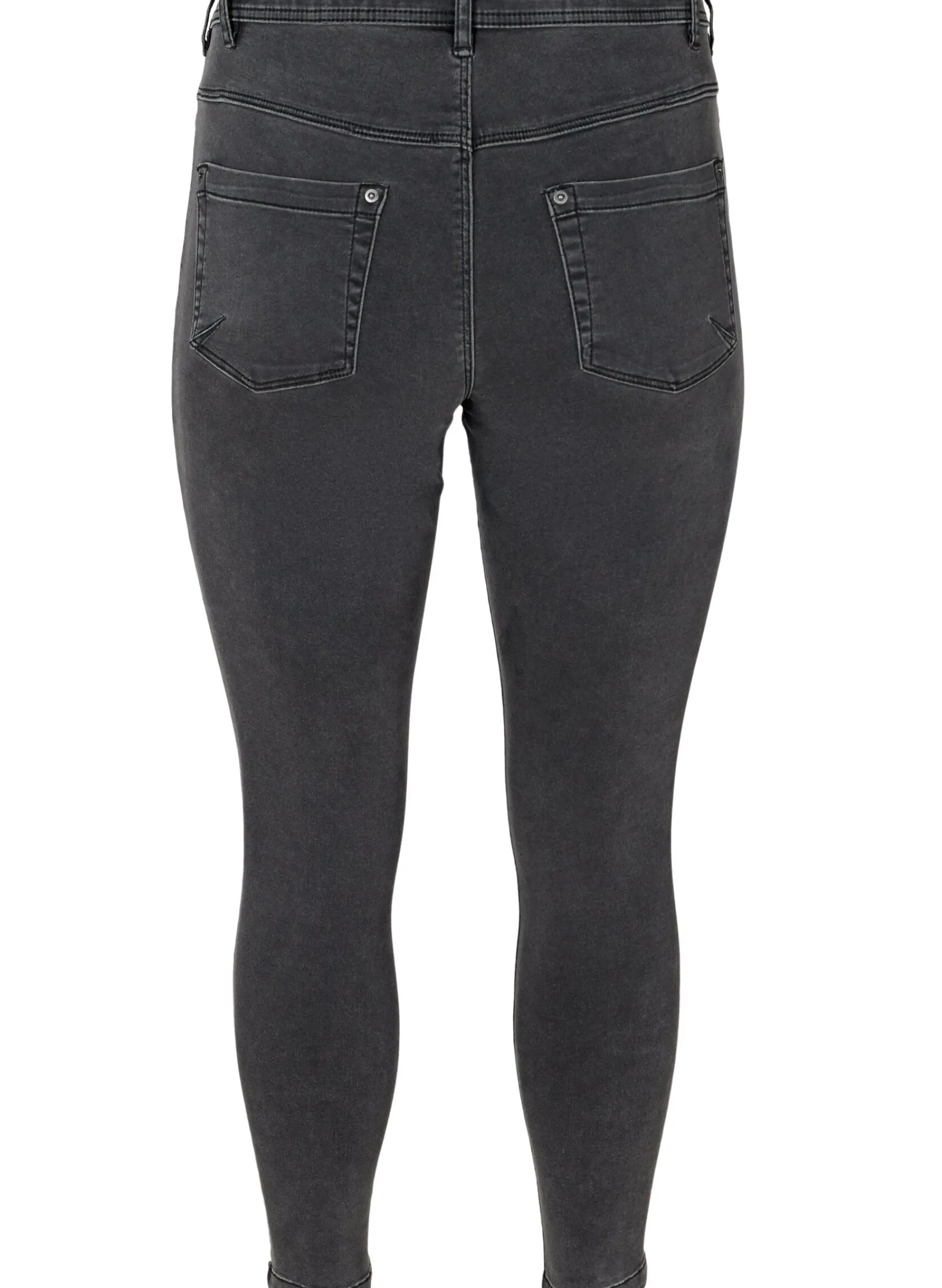 Cropped Amy Jeans mit Reißverschluss