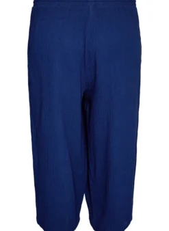 Culotte-Hose aus Baumwollmusselin mit hohem Bund