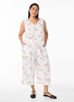 Culotte-Hose mit Print