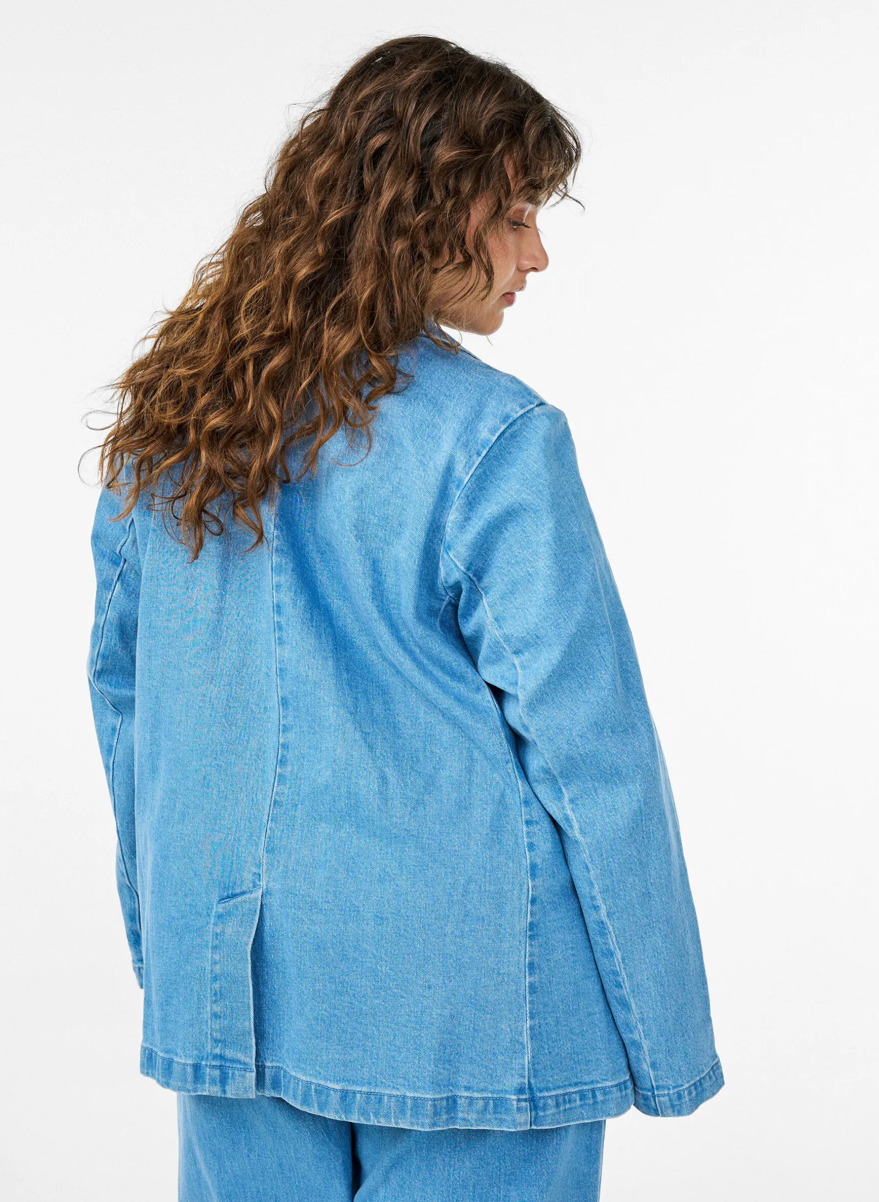 Denimblazer mit Taschen