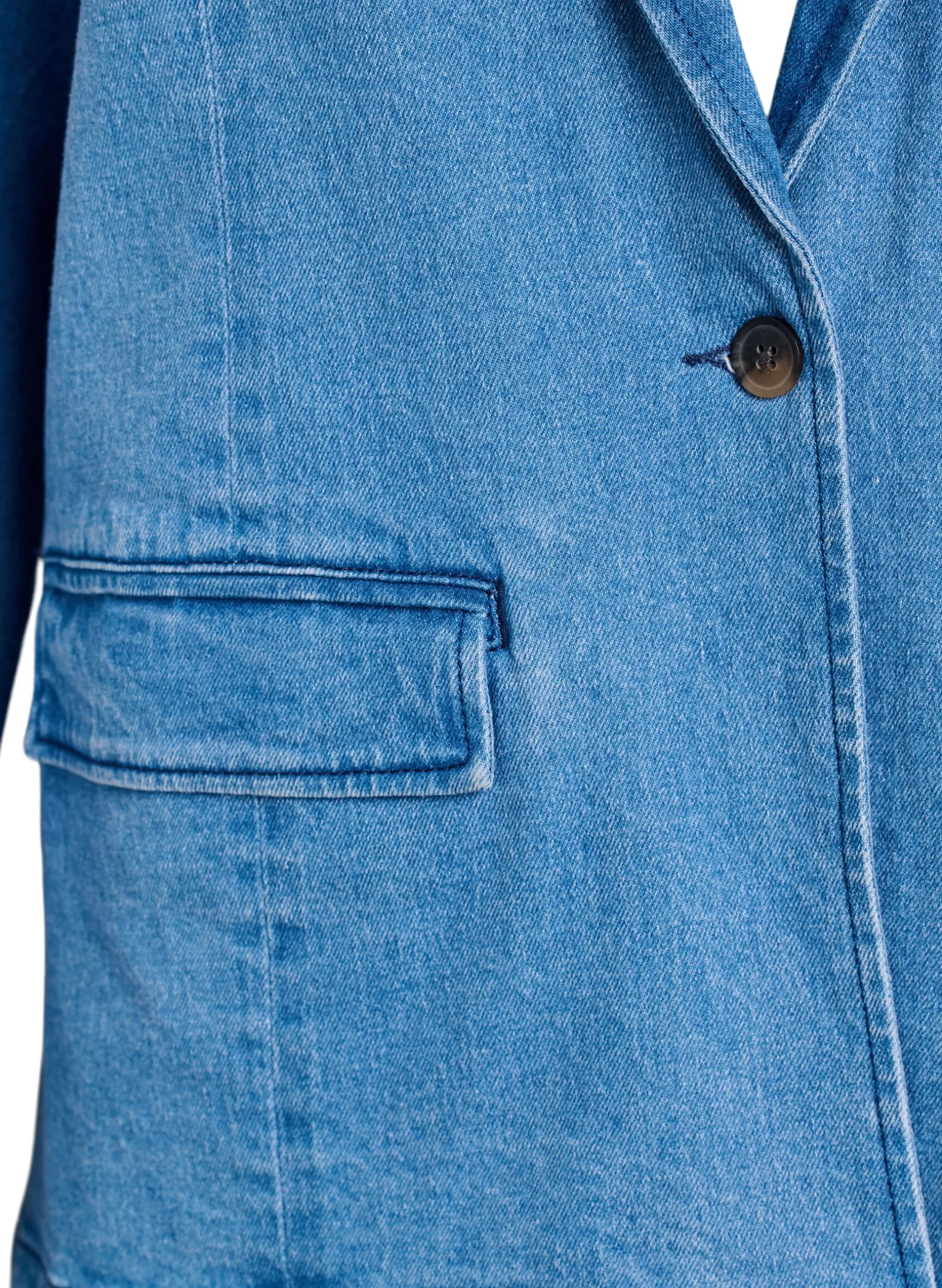 Denimblazer mit Taschen