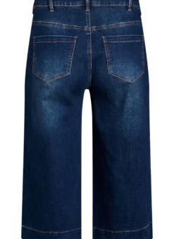 Denim-Knickers mit weiten Beinen