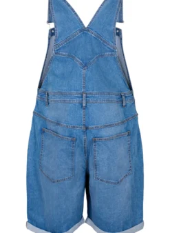 Denim Overalls Kurze Hosen