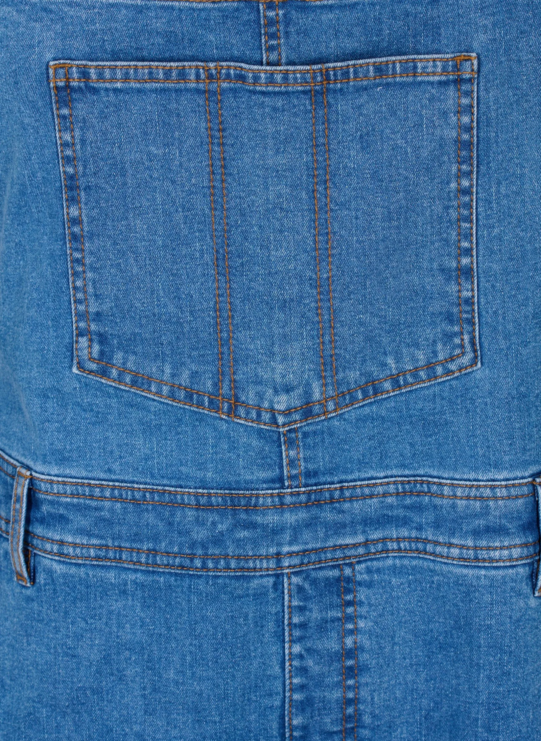 Denim Overalls Kurze Hosen