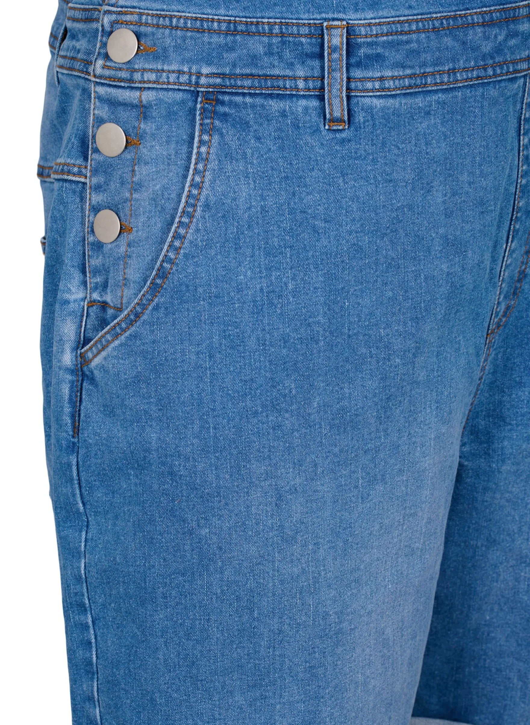 Denim Overalls Kurze Hosen