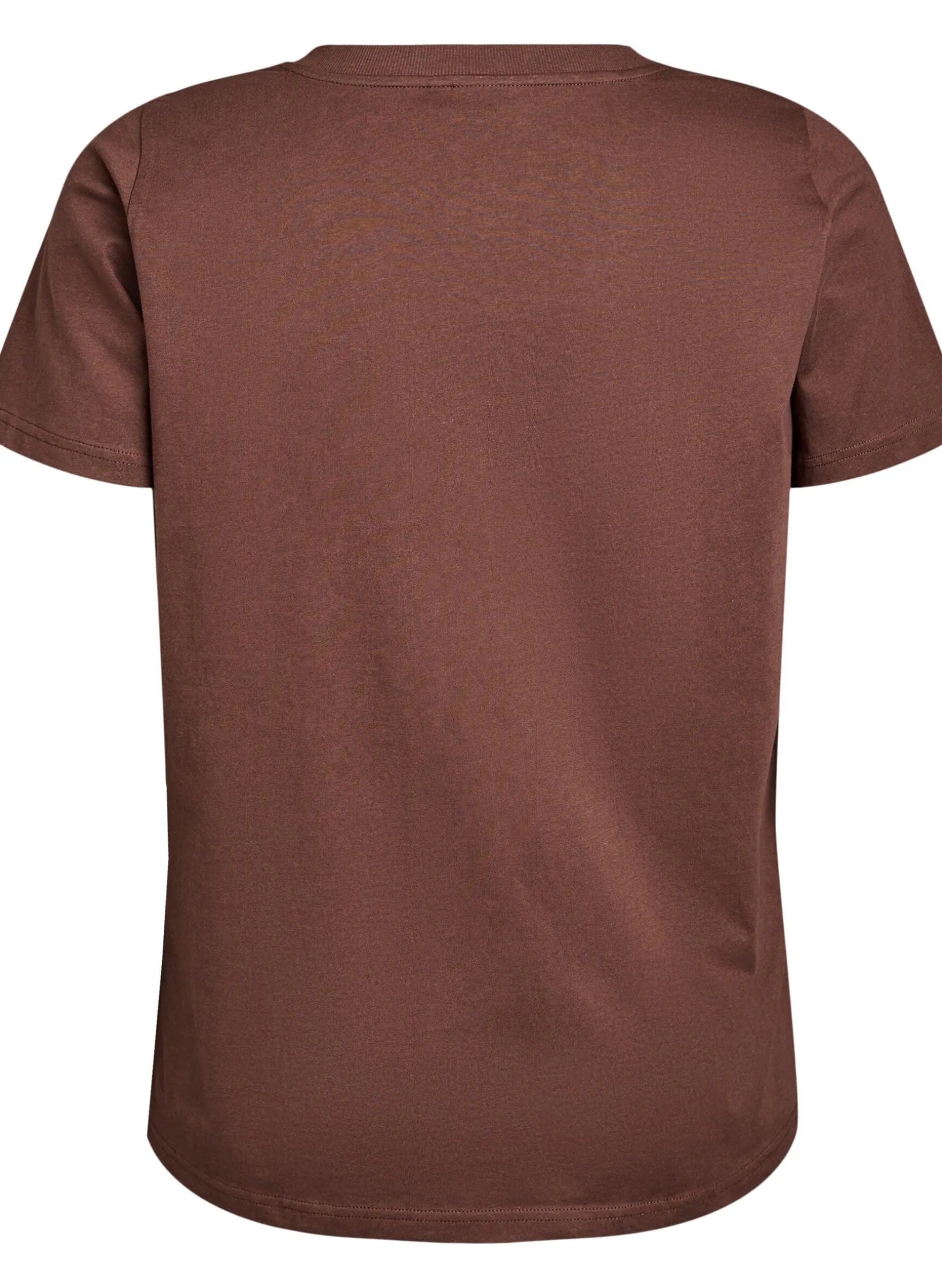 Einfaches T-Shirt aus Baumwolle mit V-Ausschnitt