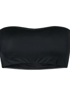 Einfarbiges Bandeau-Bikinioberteil