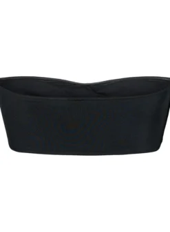 Einfarbiges Bandeau-Bikinioberteil