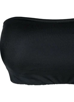 Einfarbiges Bandeau-Bikinioberteil