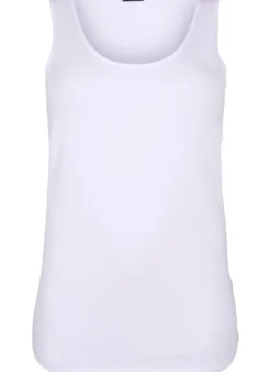 Einfarbiges basic Top aus Baumwolle