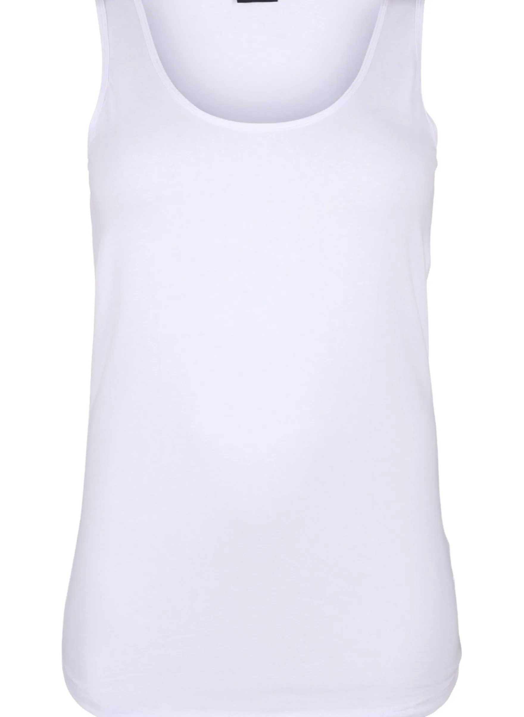 Einfarbiges basic Top aus Baumwolle
