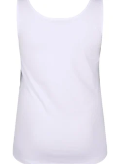 Einfarbiges basic Top aus Baumwolle