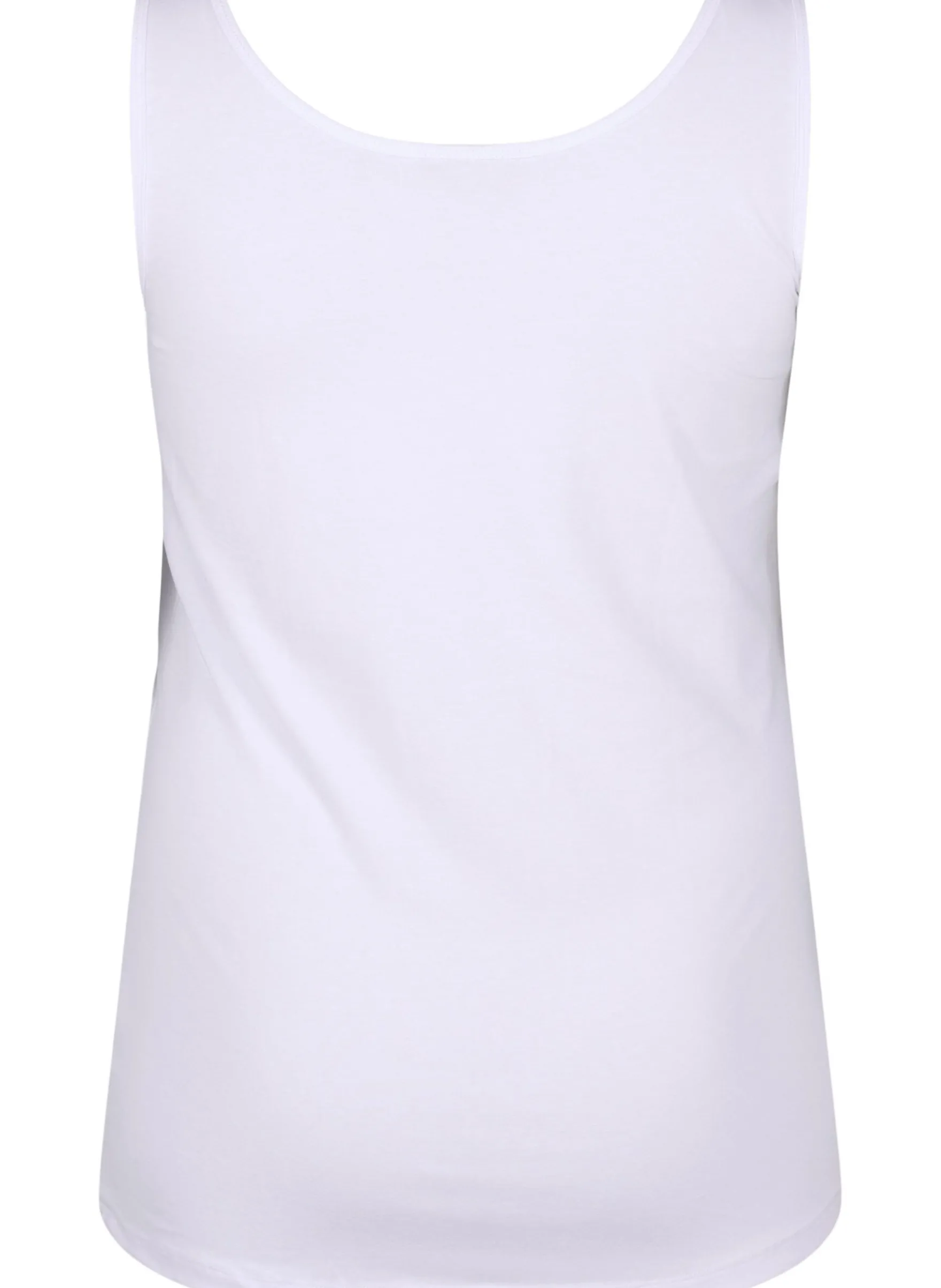 Einfarbiges basic Top aus Baumwolle