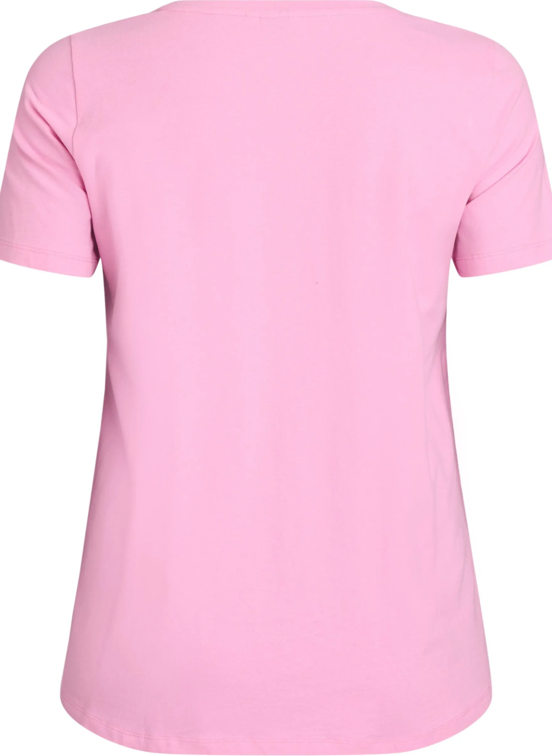 Einfarbiges Basic T-Shirt aus Baumwolle