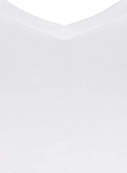 Einfarbiges basic T-Shirt aus Baumwolle