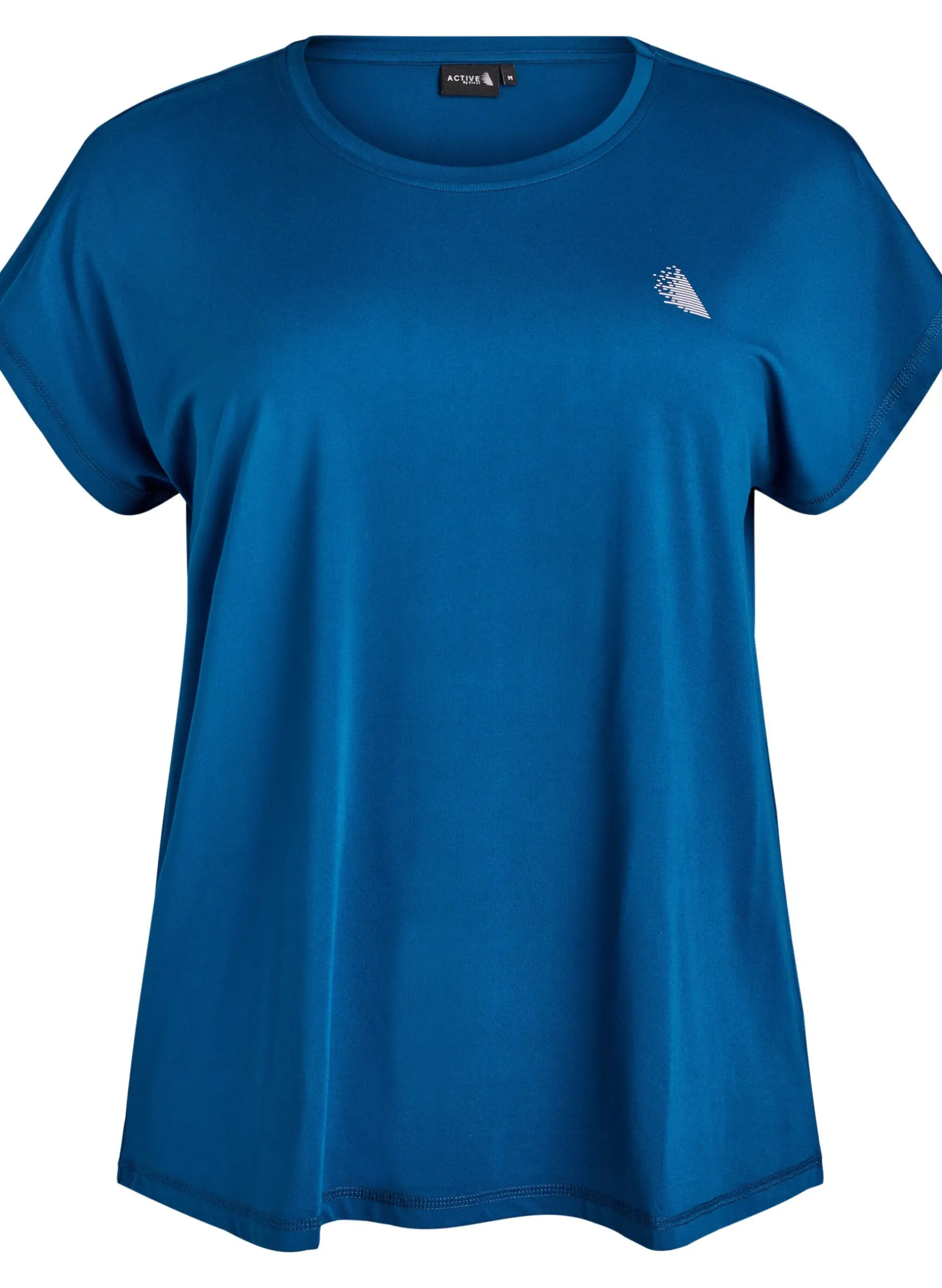 Einfarbiges Trainings-T-Shirt