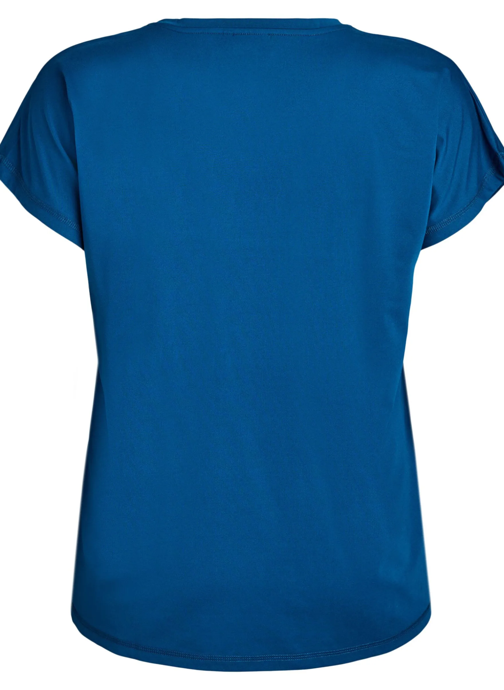Einfarbiges Trainings-T-Shirt