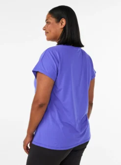 Einfarbiges Trainings-T-Shirt