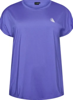 Einfarbiges Trainings-T-Shirt