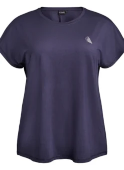 Einfarbiges Trainings-T-Shirt