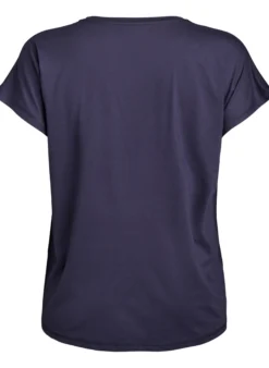 Einfarbiges Trainings-T-Shirt