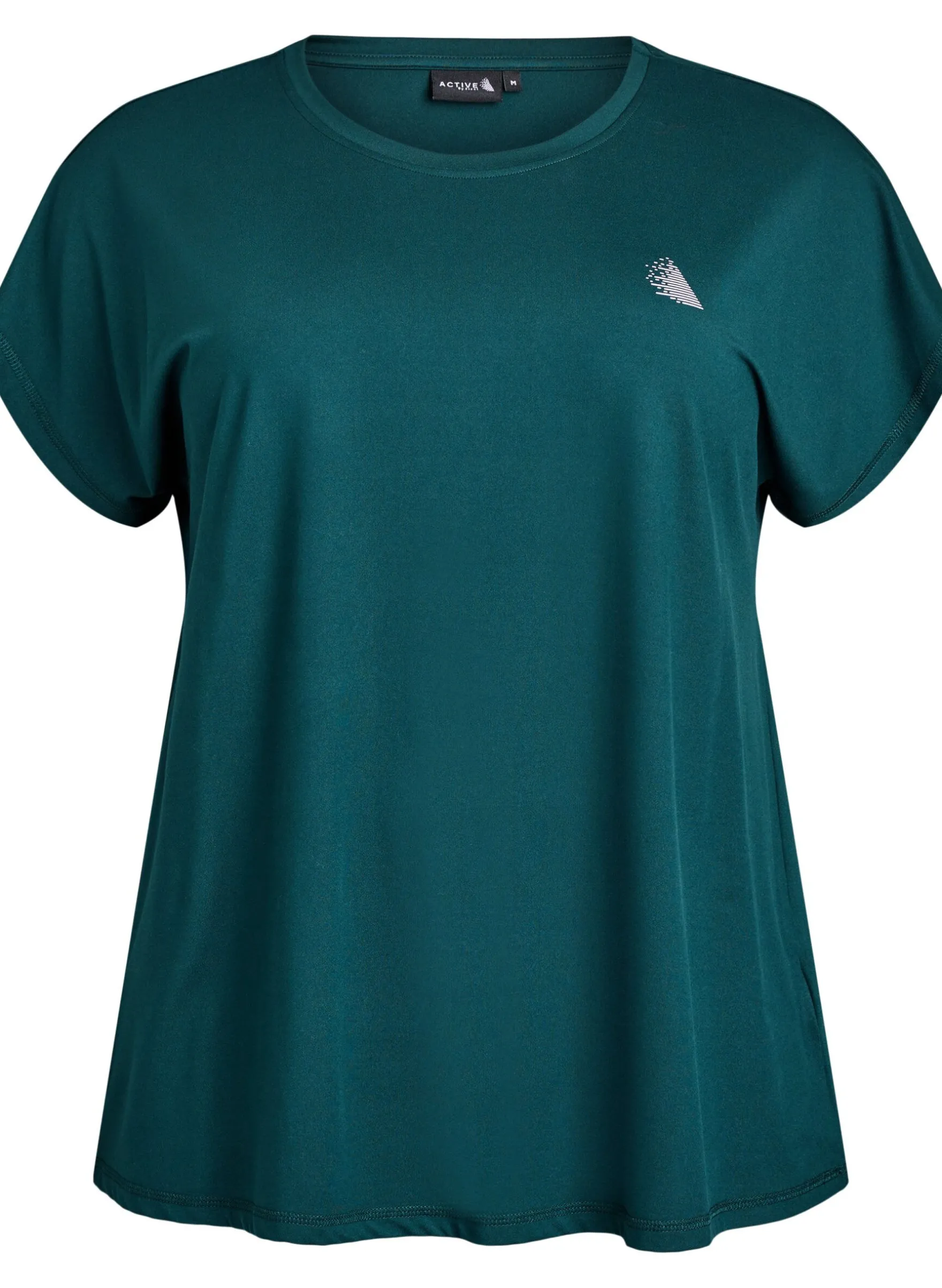 Einfarbiges Trainings-T-Shirt
