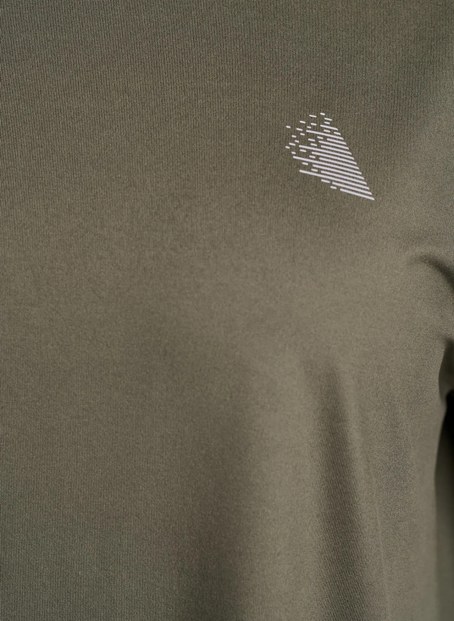 Einfarbiges Trainings-T-Shirt