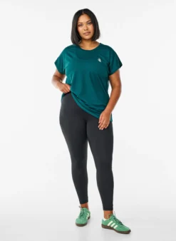 Einfarbiges Trainings-T-Shirt