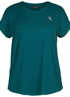 Einfarbiges Trainings-T-Shirt