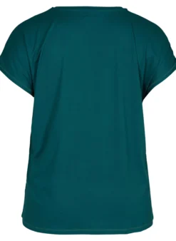 Einfarbiges Trainings-T-Shirt