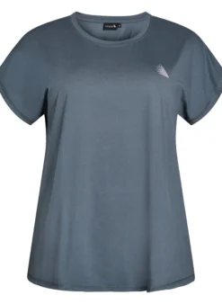 Einfarbiges Trainings-T-Shirt