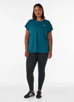 Einfarbiges Trainings-T-Shirt