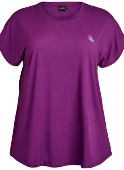 Einfarbiges Trainings-T-Shirt