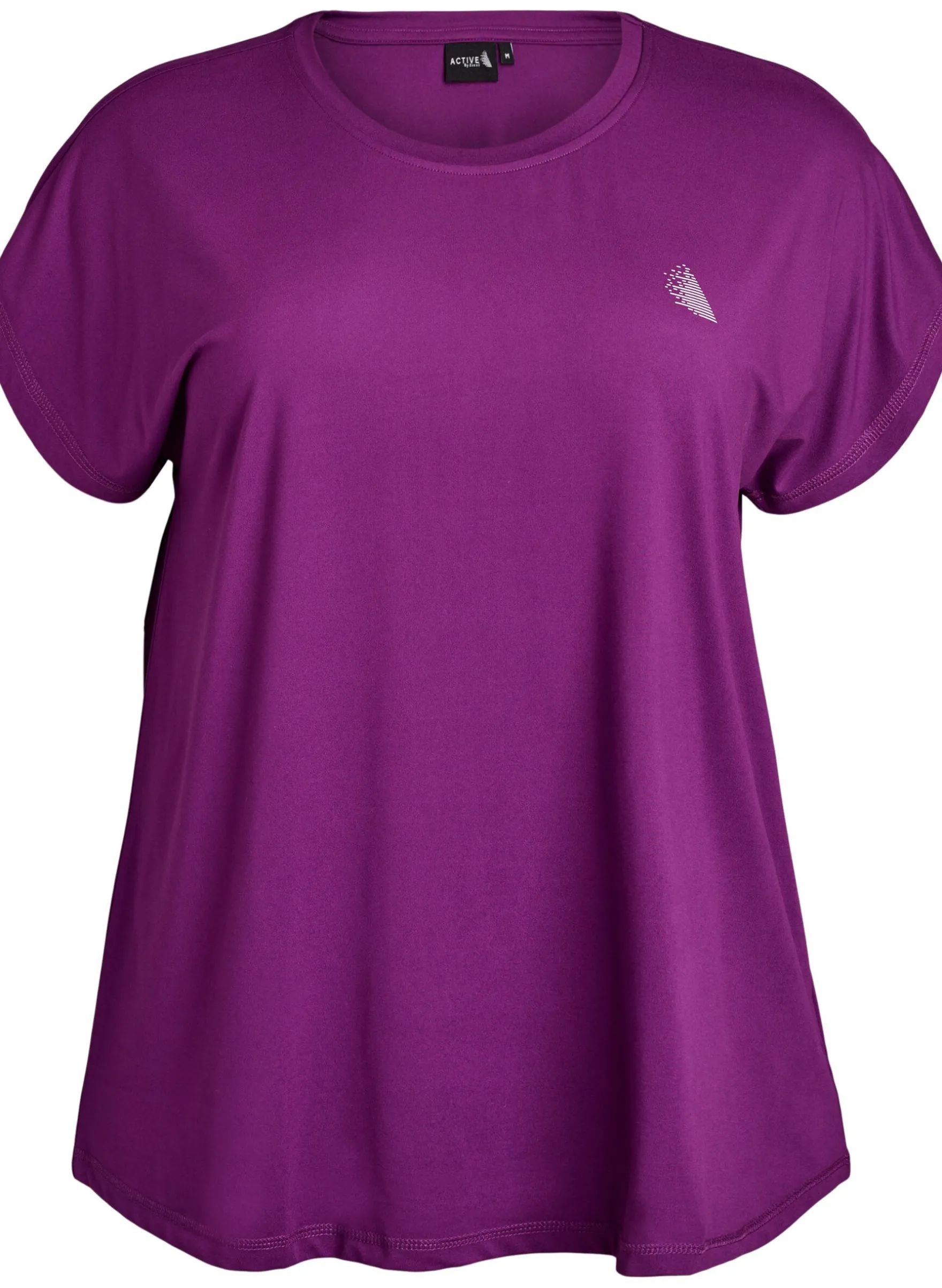 Einfarbiges Trainings-T-Shirt