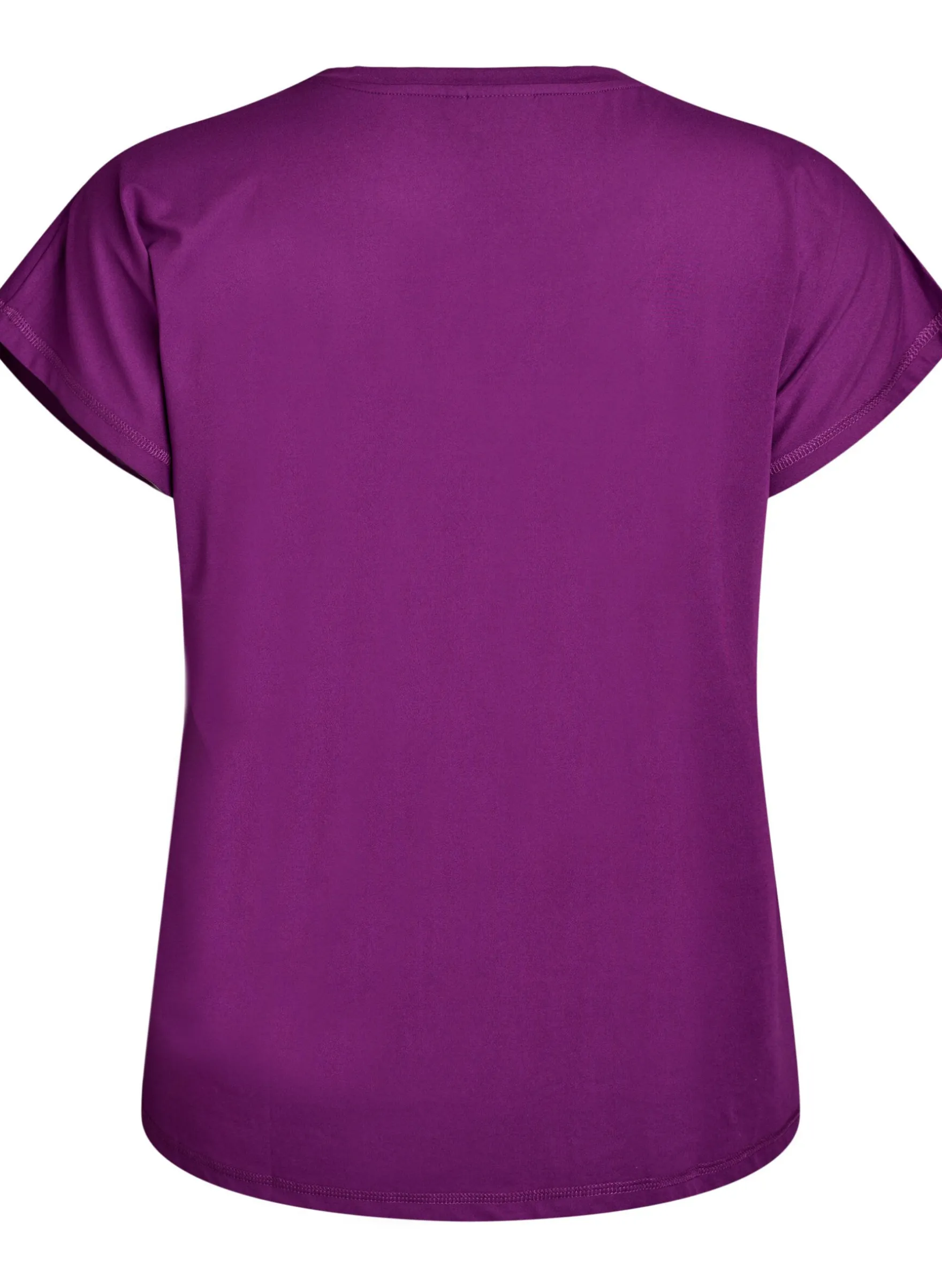 Einfarbiges Trainings-T-Shirt