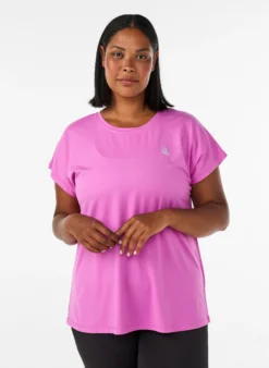 Einfarbiges Trainings-T-Shirt