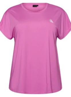Einfarbiges Trainings-T-Shirt