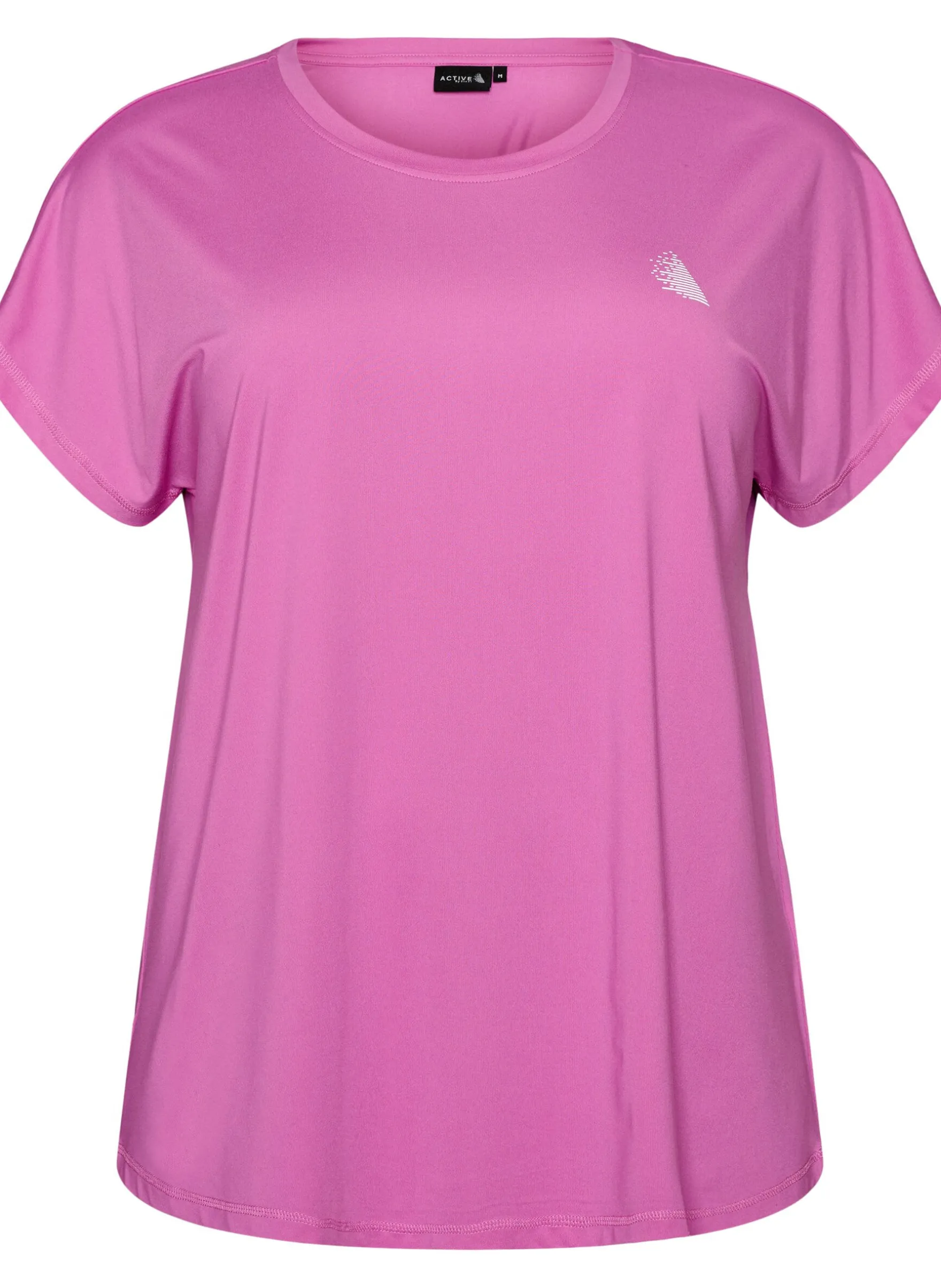Einfarbiges Trainings-T-Shirt