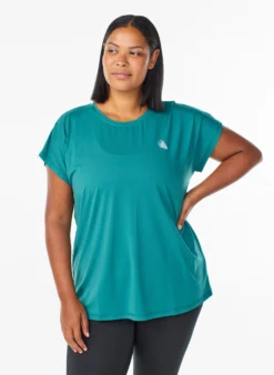 Einfarbiges Trainings-T-Shirt