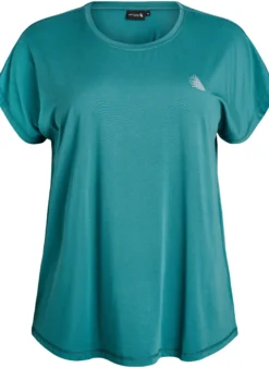 Einfarbiges Trainings-T-Shirt