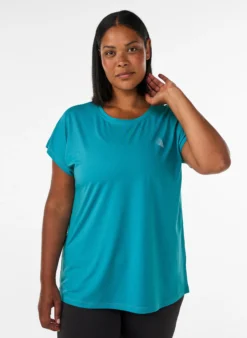 Einfarbiges Trainings-T-Shirt