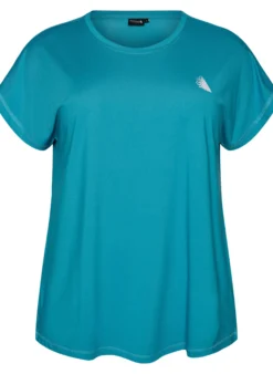 Einfarbiges Trainings-T-Shirt