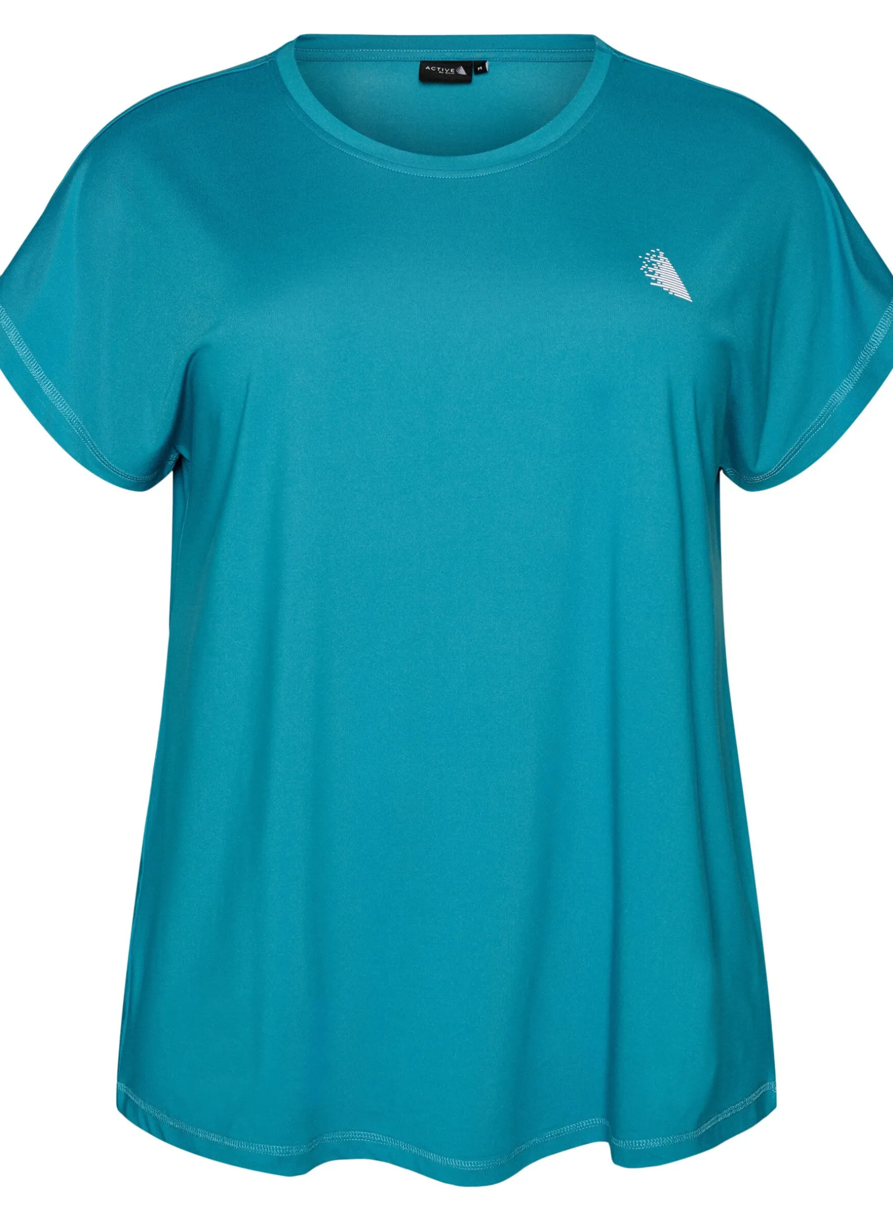 Einfarbiges Trainings-T-Shirt