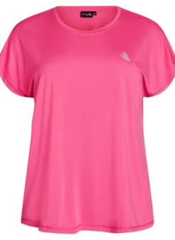 Einfarbiges Trainings-T-Shirt