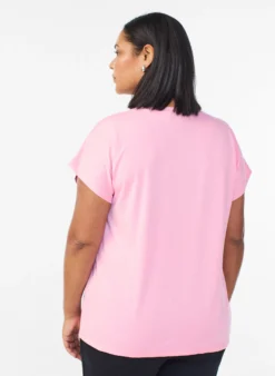 Einfarbiges Trainings-T-Shirt