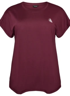 Einfarbiges Trainings-T-Shirt