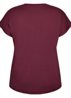 Einfarbiges Trainings-T-Shirt