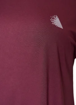 Einfarbiges Trainings-T-Shirt