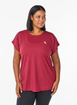 Einfarbiges Trainings-T-Shirt